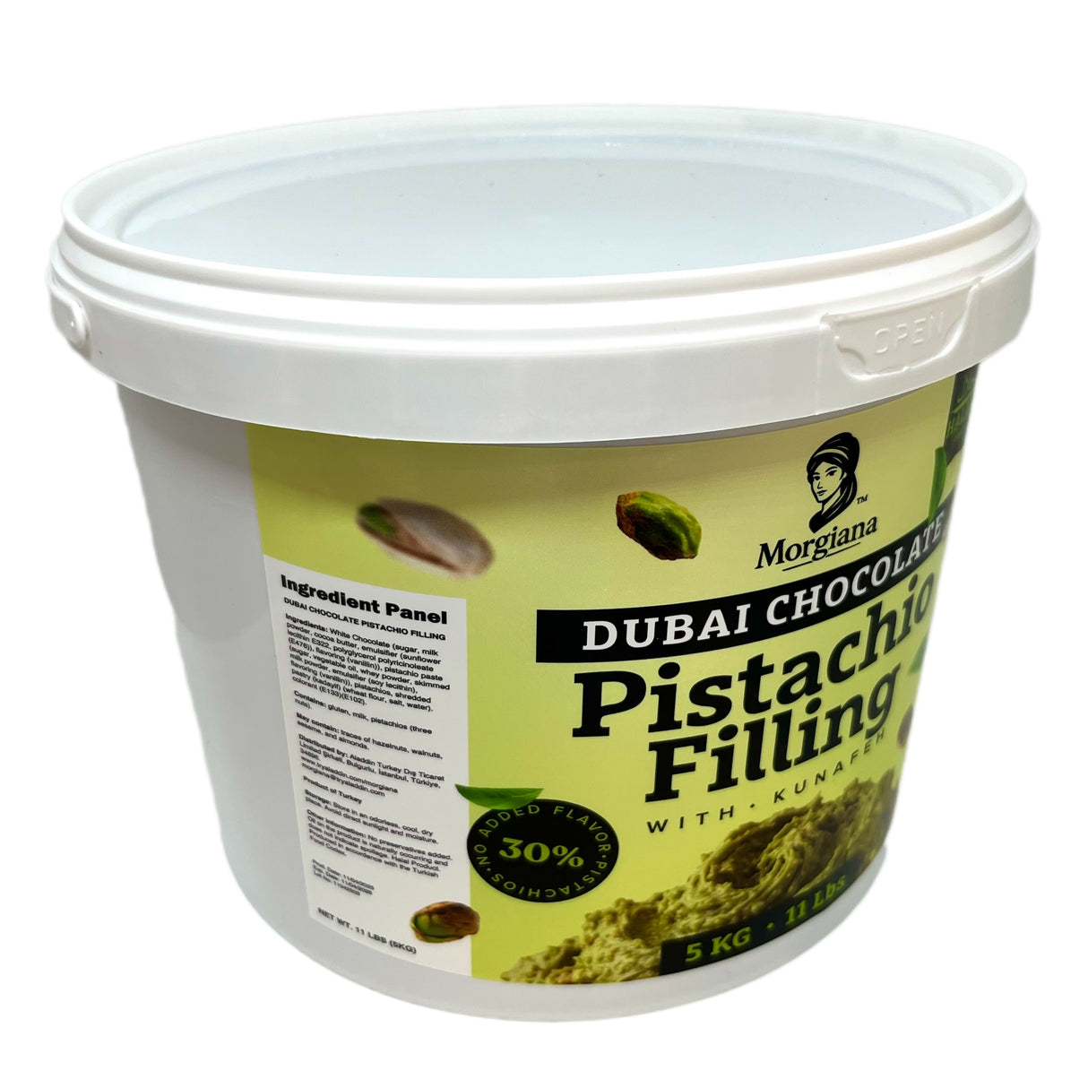 Morgiana Professional Bake-Stable Dubai Chocolate Pistachio Kunafeh Filling