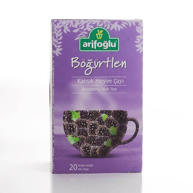 Arifoglu | Blackberry Herbal Tea, 20 Tea Bags - TryAladdin