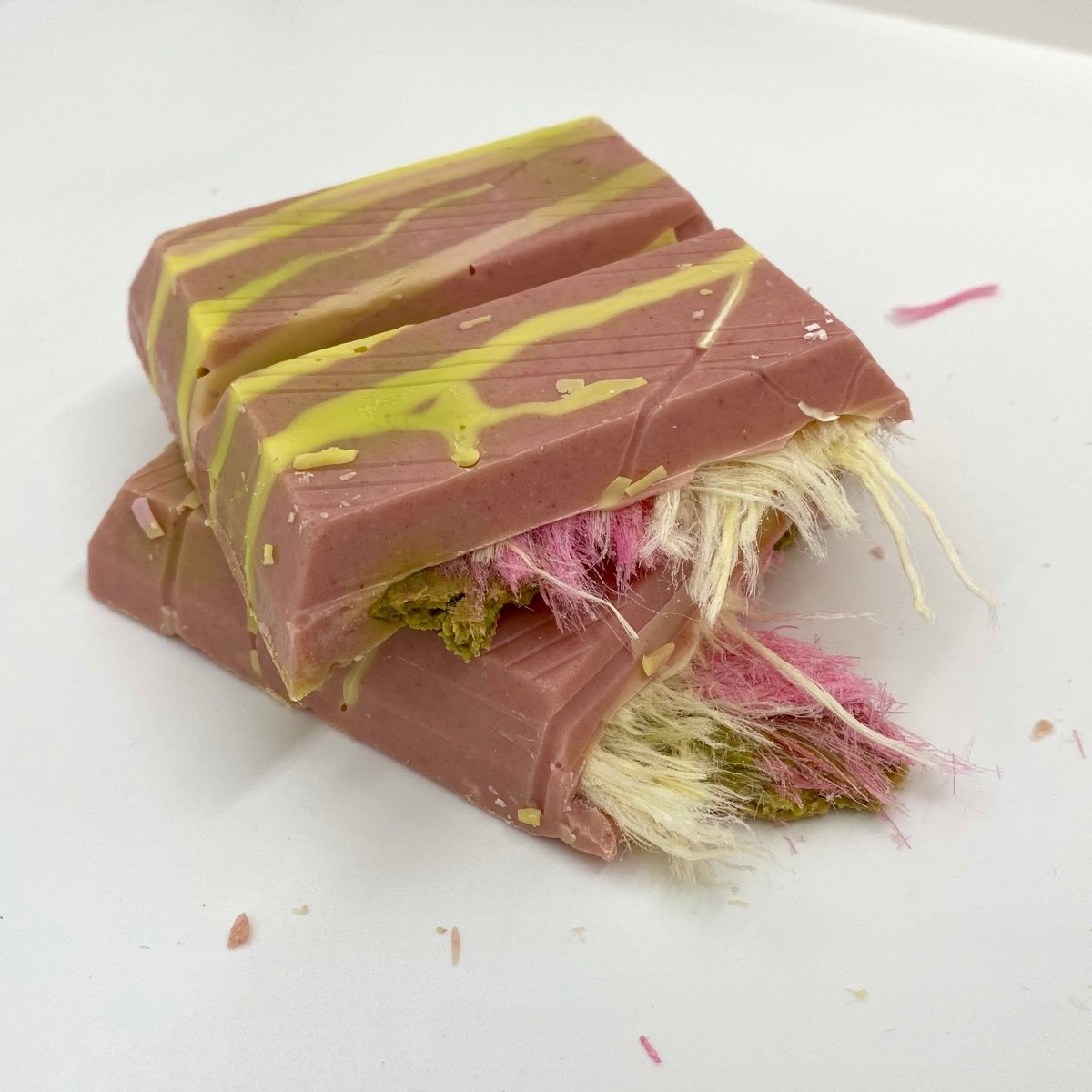 Beyoglu | Angel Hair Raspberry Chocolate with Cotton Candy and Pistachio Cream - TryAladdin