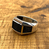 Black Onyx Stone Men's Ring - TryAladdin