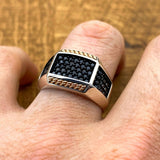 Black Onyx Stone Men's Ring - TryAladdin