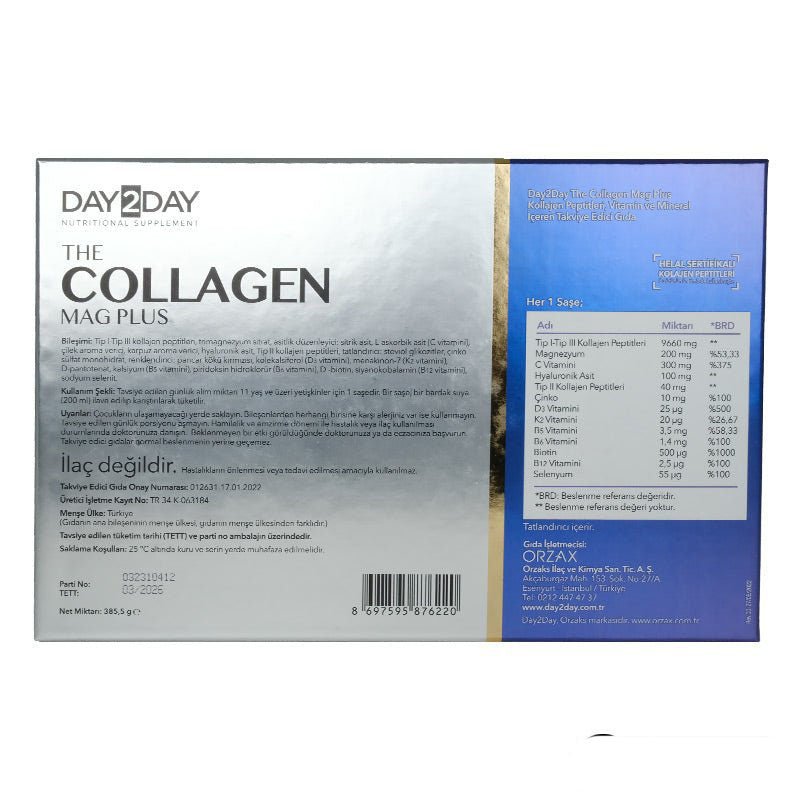 Day2Day The Collagen Mag Plus 30 Sachets - TryAladdin