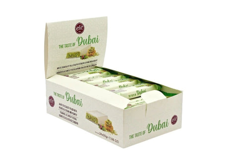 Elit Dubai White Chocolate with Pistachio Cream and Crispy Kataifi - 30g - TryAladdin