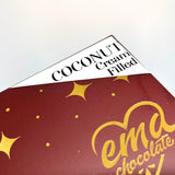 Ema Chocolate Milk and White Chocolate Truffles with Coconut Cream Filled - Merry Christmas Box - 250g - TryAladdin