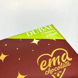 Ema Chocolate Milk and White Chocolate Truffles With Dubai Filling - Merry Christmas Box - 250g - TryAladdin