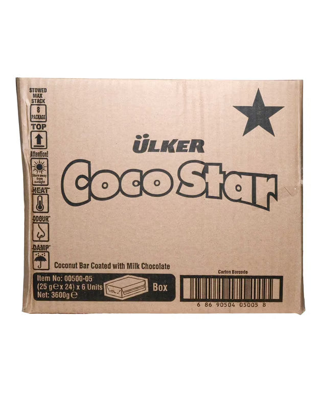 Ulker | Cocostar Chocolate Bar with Coconuts 25g