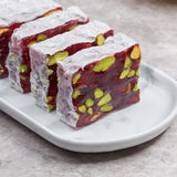 Hafiz Mustafa 1864 | Turkish Delight with Pomegranate Pistachio Croquant (1 kg) - TryAladdin