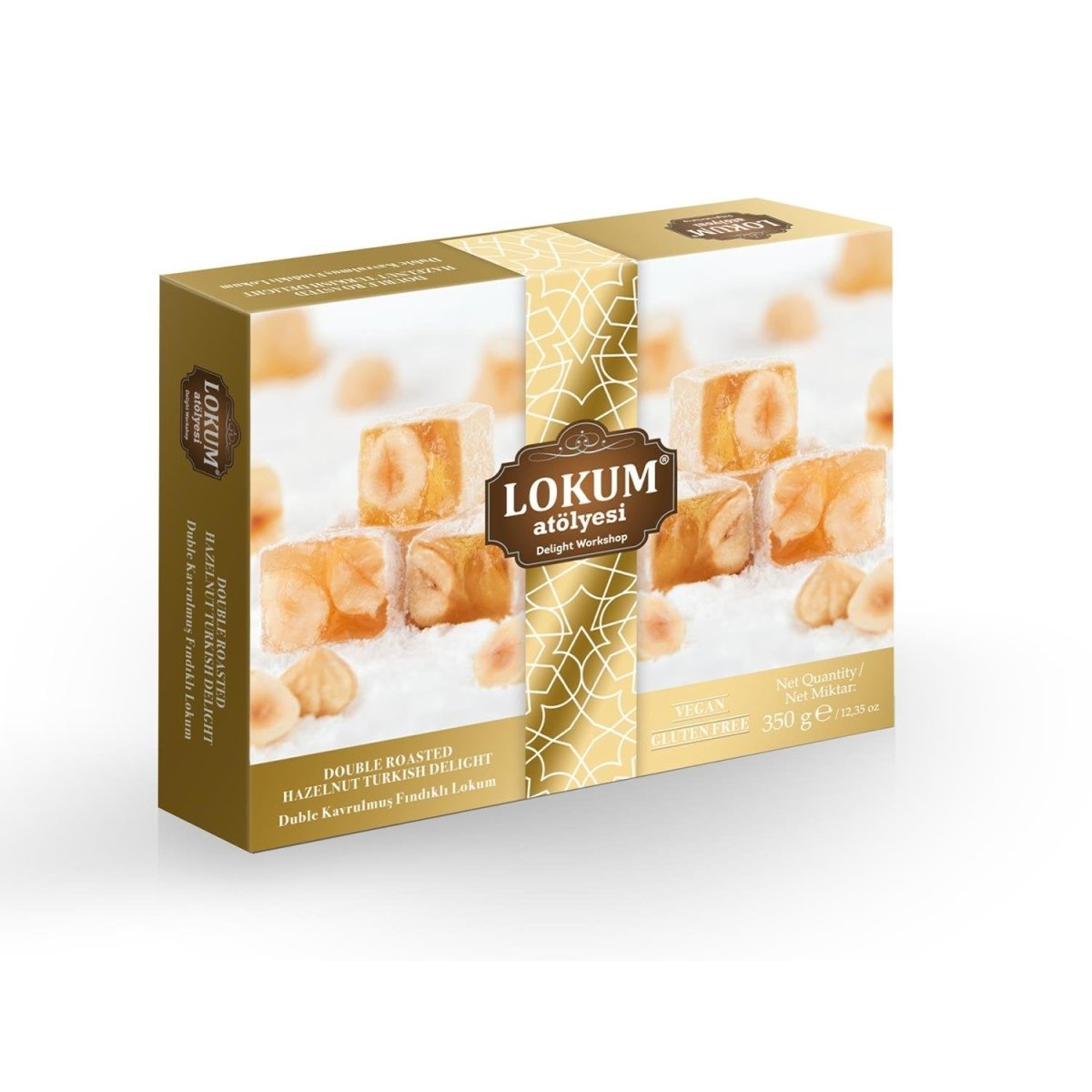 Lokum Atolyesi | Double Roasted Hazelnut Turkish Delight - TryAladdin