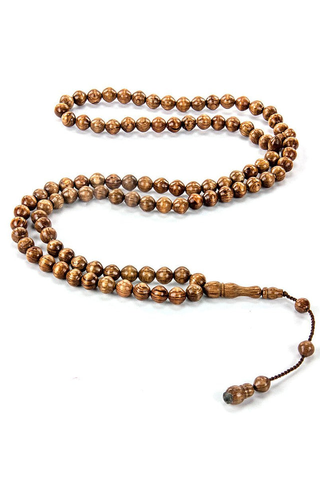 Luxury Istanbul Cut Kordiken 99 Beads Wooden Tasbih - 10 mm - TryAladdin