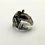 Men's 925 Sterling Silver Seal of Solomon Ring - TryAladdin