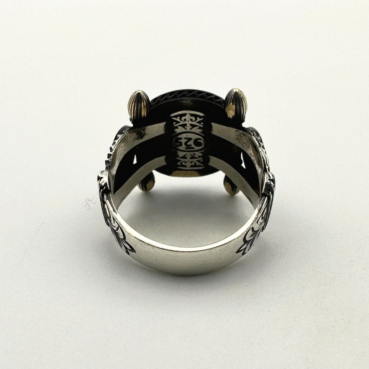 Men's 925 Sterling Silver Seal of Solomon Ring - TryAladdin