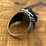 Men's Black Onyx Gemstone Ring - TryAladdin