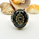 Men's Black Onyx Gemstone Ring - TryAladdin