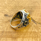 Men's Citrine Stone Ring - TryAladdin