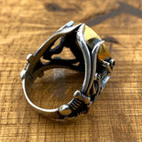 Men's Handmade Silver Anchor Ring - TryAladdin