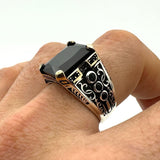 Men's Handmade Silver Modern Ring - TryAladdin