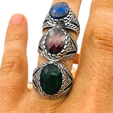 Men's Red Ruby Stone Ring - TryAladdin