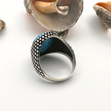 Men’s Turquoise Gemstone Ring - TryAladdin