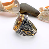 Men's' Zultanite Stone Silver Ring - TryAladdin