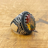 Multi - Color Zultanite Stone Men's Ring - TryAladdin