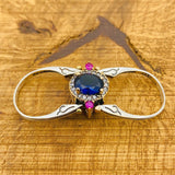 Multi Stone Ring, Sapphire & Zultanite Oval - TryAladdin