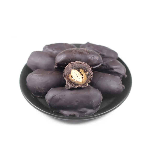 Musfik | Dark Belgian Chocolate Covered Dates with Almond 500g - TryAladdin