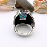 Mystic Topaz Stone Men's Ring - TryAladdin