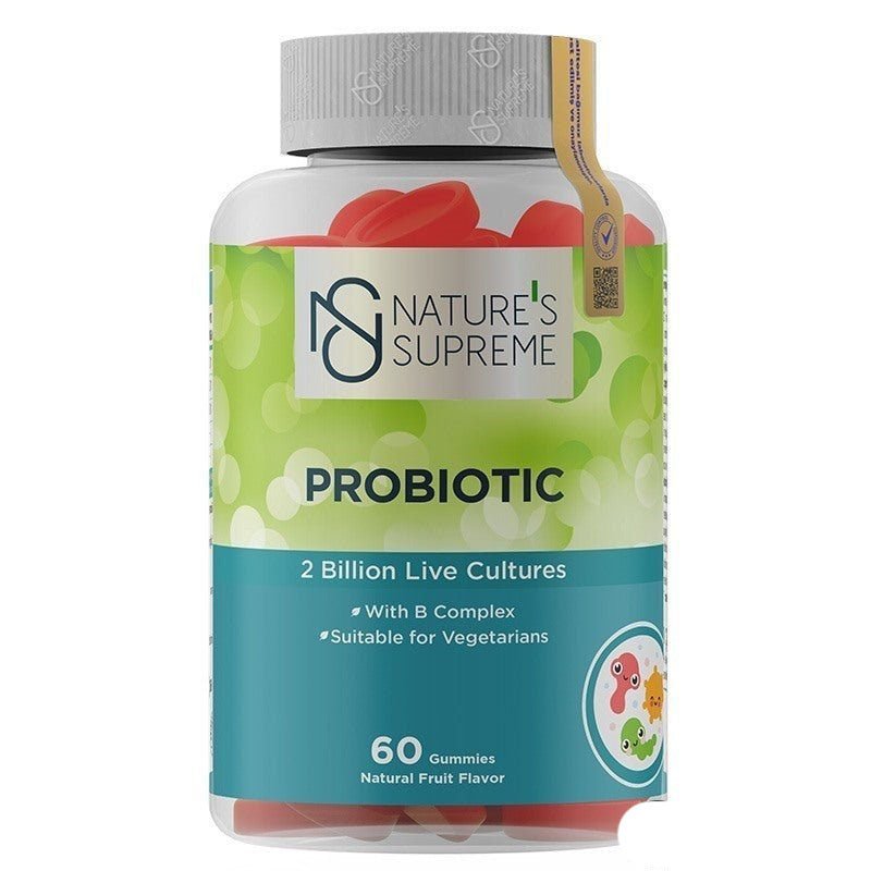 Nature's Supreme Gummies Probiotic 60 Chewable Form - TryAladdin