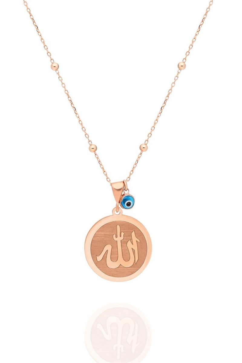 Nereze | Plate Islamic Motivated Allah Word Women Necklace - TryAladdin