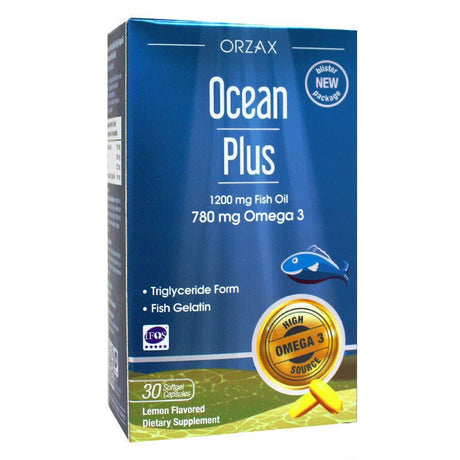 Ocean Plus Omega 3 1200 mg 30 Tablets - TryAladdin