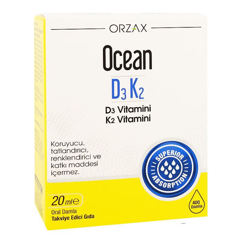 Ocean Vitamin D3 K2 Drop 20 ml - TryAladdin