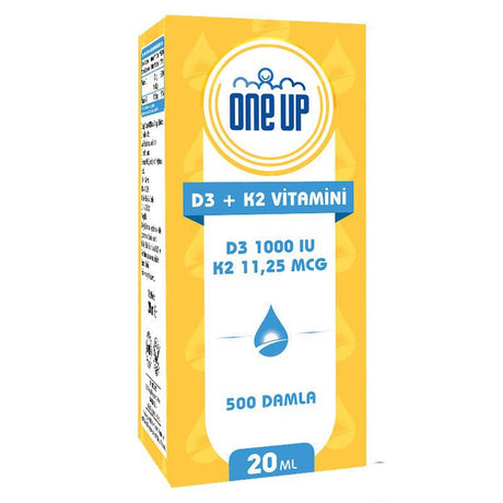 One Up Vitamin D3 + K2 20 ml Drops - TryAladdin