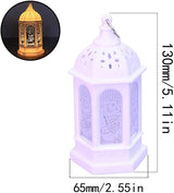 Oval Ramadan Lantern with Ceiling Shades(White) - TryAladdin