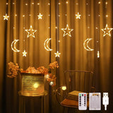 Ramadan Decoration, Moon and Star LED Ornaments - TryAladdin