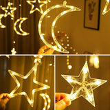 Ramadan Decoration, Moon and Star LED Ornaments - TryAladdin