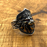 Silver Lion Men's Ring - TryAladdin