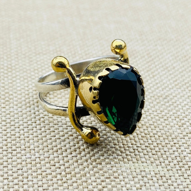 Stunning Zircon Stone Green Ring for Women - TryAladdin