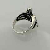 Stylish Men's Anchor Silver Ring - TryAladdin