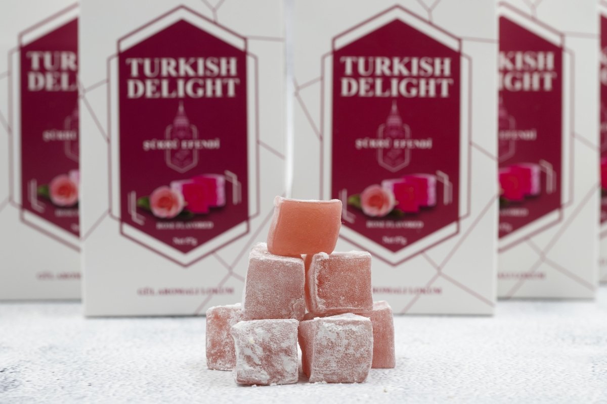 Sukru Efendi 1935 | Open and Enjoy Turkish Delight Rose Flavored - TryAladdin