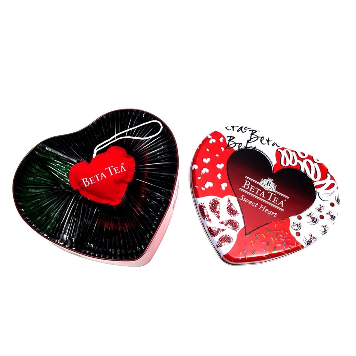 Sweet Heart Tea Bags in Metal Box (Mixed Tea) - TryAladdin