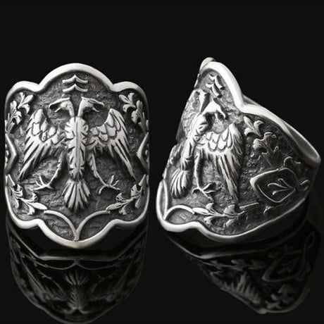 Taki | Silver Zihgir Archer Ring - TryAladdin