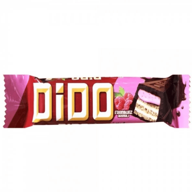 Ulker | Dido Chocolate Covered Wafer Bar Filled with Raspberry Cream - TryAladdin