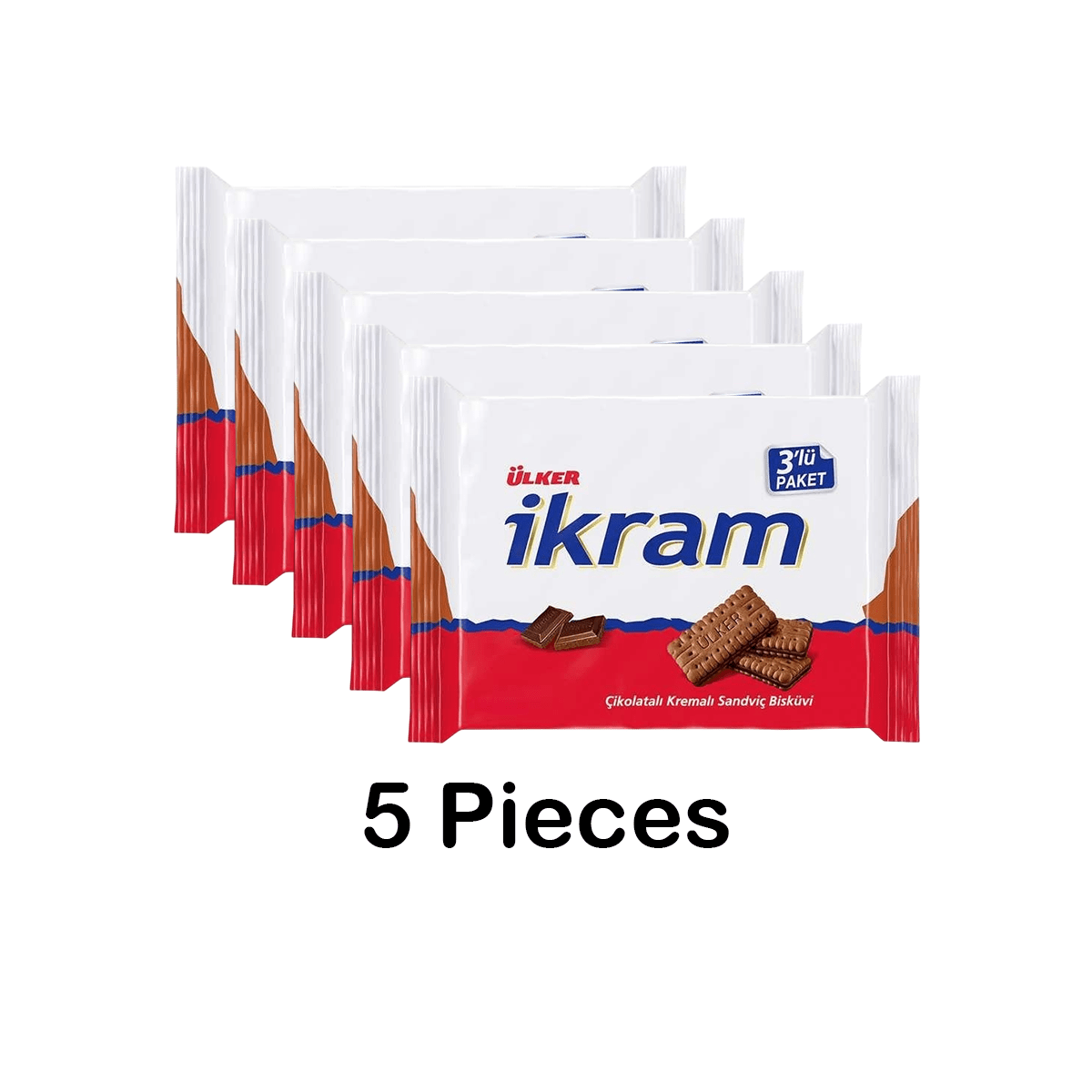 Ulker | Ikram Biscuits with Chocolate Cream 3x84g - TryAladdin