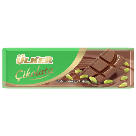 Ulker | Milk Chocolate Bar with Pistachio - TryAladdin