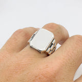 Unisex 925 Solid Silver Ring - TryAladdin