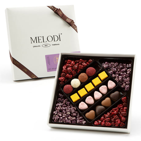 Melodi - Vela Special Gift Chocolate - Assorted Flavors and Colors - 450 Grams - TryAladdin