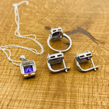 Women's Amethyst Stone Jewelry Set - TryAladdin