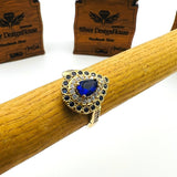 Women's Blue Sapphire Stone Ring - TryAladdin