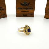 Women's Blue Sapphire Stone Ring - TryAladdin