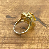 Women's Citrine Sterling Silver Ring - TryAladdin